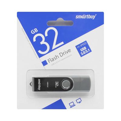 USB-накопитель Smartbuy Twist Dual 32GB USB 3.0, черный