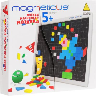 Магнитная мозаика Magneticus 7 цветов, листок с примерами