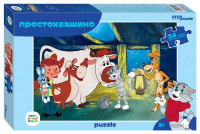 Пазл Step puzzle 24 Maxi деталей: Простоквашино Союзмультфильм