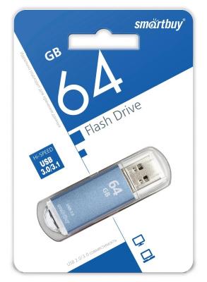 USB-накопитель SmartBuy V-Cut series 64 GB USB 3.0, синий