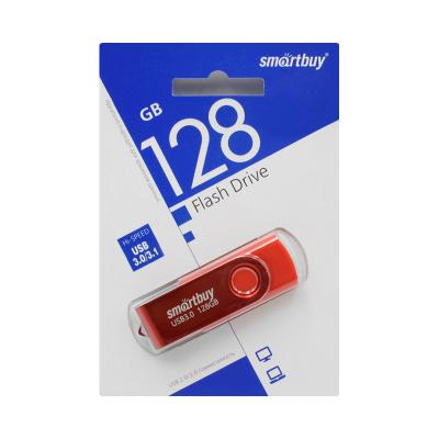 USB-накопитель Smartbuy Twist series 128GB USB 3.0, красный