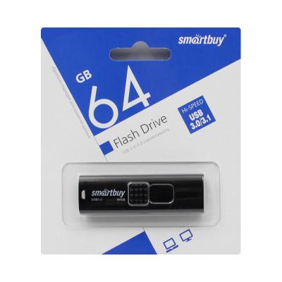 USB-накопитель SmartBuy Fashion series 64 GB USB 3.0, черный