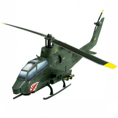 Сборная модель Умная бумага Авиация Вертолет Кобра, зеленый