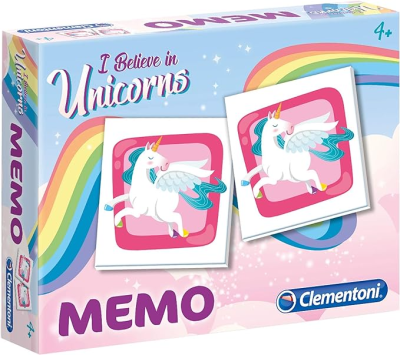 Clementoni Настольная игра Мемо Pocket Unicorn Единорог, 18032