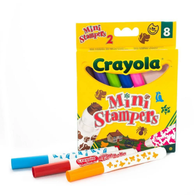 Набор фломастеров-штампов Crayola Домашние животные, 8 штук, 58-8125 (8125)