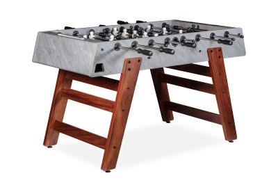 Игровой стол - футбол "Japandi" (145х77х88см) серо-коричневый