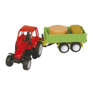 Машинка HTI Roadsterz Красный трактор с зеленым прицепом, TP268.UNI-1