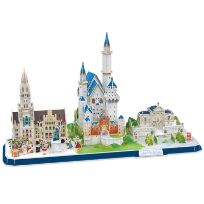 Пазл CubicFun Бавария CityLine 3D 178 деталей, MC267h Пазл CubicFun Бавария CityLine 3D 178 деталей, MC267h