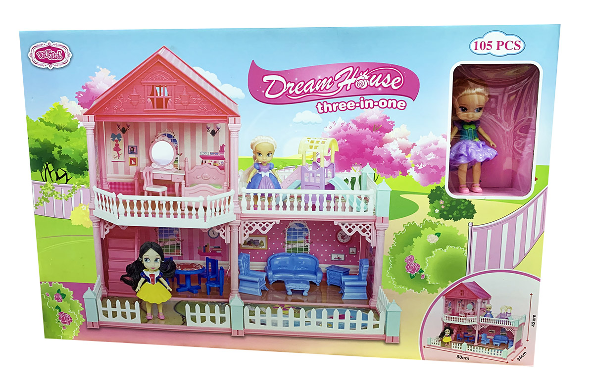 Кукольный дом Dream House 105 деталей