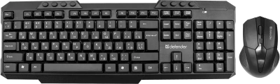 Беспроводной набор клавиатура и мышь Defender C-805, черный