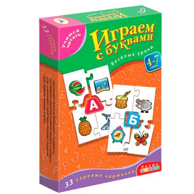 Карточная игра Дрофа-Медиа Учимся читать Играем с буквами