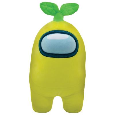 Мягкая игрушка Yume Among Us Желтая с веточкой 30 см