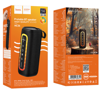 Колонка блютуз Hoco HC36 черный