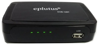 Цифровой HD TV-тюнер DVB-T2 Eplutus DVB-128T, черный