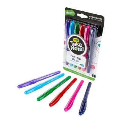 Crayola Смываемые гелевые ручки Take Note, 6 штук, 58-6505