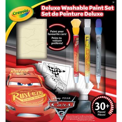 Набор для рисования Crayola со смываемыми красками Тачки 3 Делюкс, 54-0159