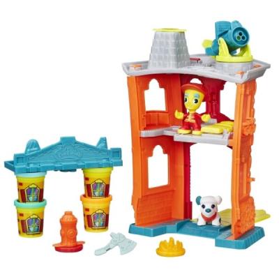 Hasbro Play-Doh Игровой набор пластилина Пожарная станция