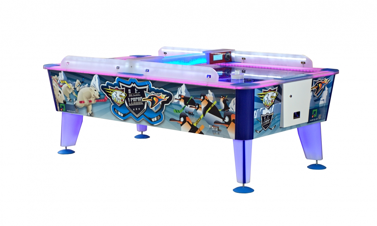Игровой стол - аэрохоккей "Arctic" 8 ф (всепогодный, жетоноприемник)