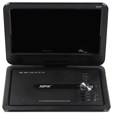 Портативный DVD-плеер XPX EA-1028, черный
