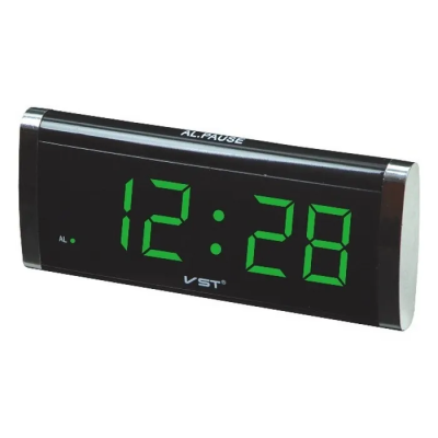 Настольные часы VST 730-2 зеленый