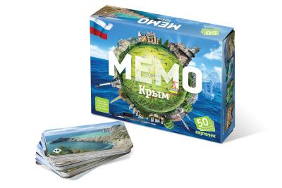 Настольная игра Мемо Крым 50 карточек, 7829