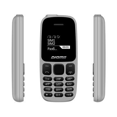 Телефон кнопочный DIGMA Linx A106 серый