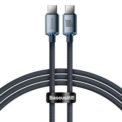Кабель Baseus CAJY000601 Type-C/Type-C, синий Кабель Baseus CAJY000601 Type-C/Type-C, синий