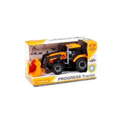 Трактор Прогресс инерционный оранжевый Полесье