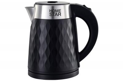 Чайник электрический HomeStar HS-1021 1,7 л черный, двойной корпус