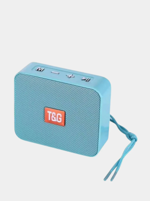 Портативная колонка T&G TG-166, бирюзовый