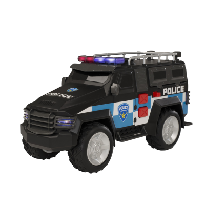 Машинка HTI Roadsterz Полицейский внедорожник 4х4 свет-звук zal