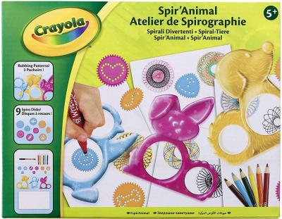 Набор спирографов для рисования Crayola Животные, 12347
