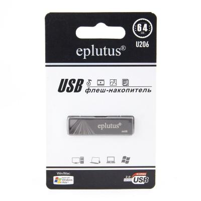 USB-накопитель Eplutus U206 2.0 64 ГБ, черный
