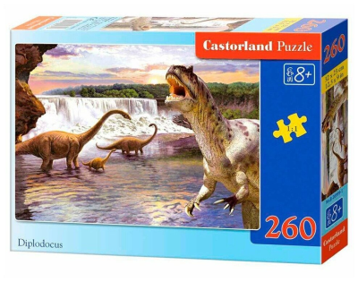 Пазл 260 деталей Castorland: Динозавры, B-26616