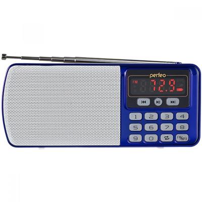 Колонка радио Perfeo Егерь i120BL синий