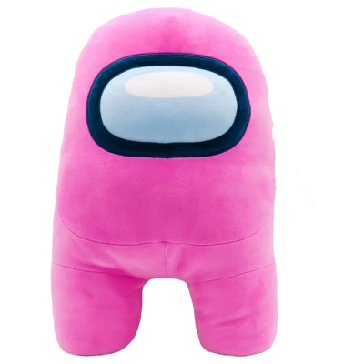 Мягкая игрушка YuMe Among Us супер Мягкая розовая, 40 см, 10923