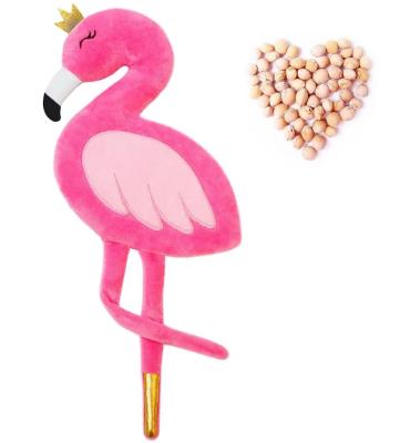 Игрушка-грелка Мякиши Фламинго, 29 см