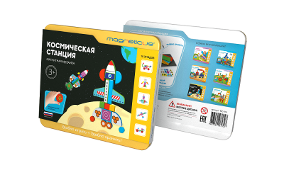 Мягкая магнитная мозаика Magneticus Космическая станция - А Мягкая магнитная мозаика Magneticus Космическая станция - А