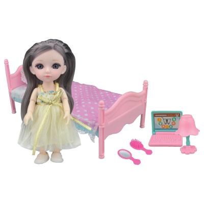 Набор игровой Funky Toys кукла шарнирная Малышка Лили 16 см спальня
