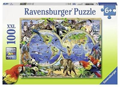 Пазл Ravensburger Животные Мира, 100 деталей 105403