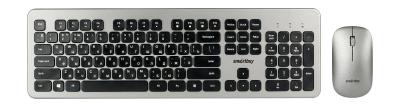 Клавиатура беспроводная + мышь Smartbuy SBC-233375AG-GK, серо-черный
