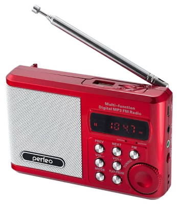 Радиоприемник Perfeo Sound Ranger SV922, красный