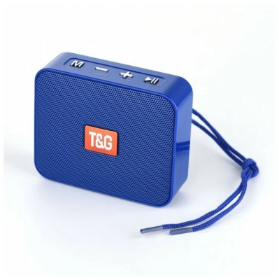 Портативная колонка T&G TG-166, синий