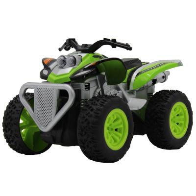 Квадроцикл Funky Toys инерционный зеленый, свет, звук