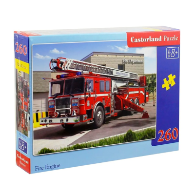 Пазл 260 деталей Castorland: Пожарная машина, B-26760