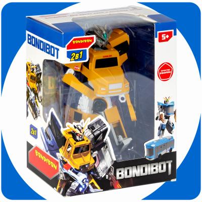 Трансформер Bondibon BONDIBOT 2 в 1 робот-автобус, жёлтый