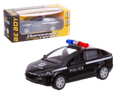 BeBoy Машинка инерционная Полиция, черный, IT108752