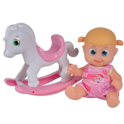 Игрушка интерактивная Bouncin' Babies Кукла Бони с лошадкой-качалкой 16 см