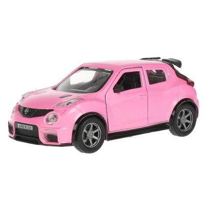 Машина Технопарк металл Nissan Juke 2.0, 12 см, розовый, JUKE-12GRL-WHPI