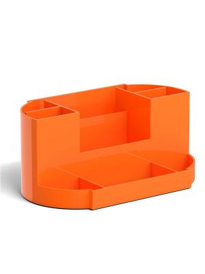 Подставка настольная пластиковая ErichKrause Victoria Neon Solid, оранжевый